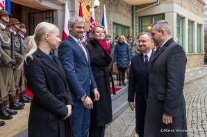 [VIDEO] Wisła. Spotkanie Prezydentów Państw Grupy Wyszehradzkiej