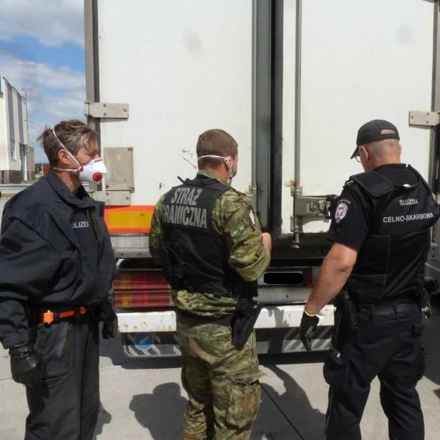 [VIDEO] Świecko. Nielegalni imigranci ukryli się w transporcie słodyczy