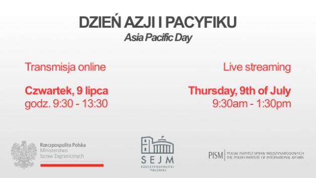 Dzień Azji i Pacyfiku w Sejmie RP – oglądaj na żywo w Internecie!