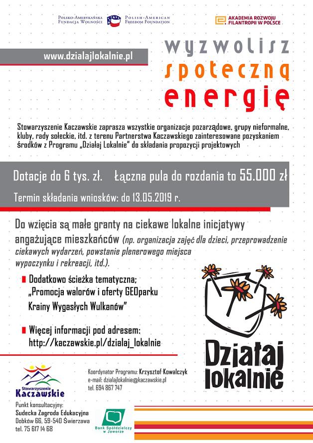 Startuje coroczny konkurs Działaj Lokalnie