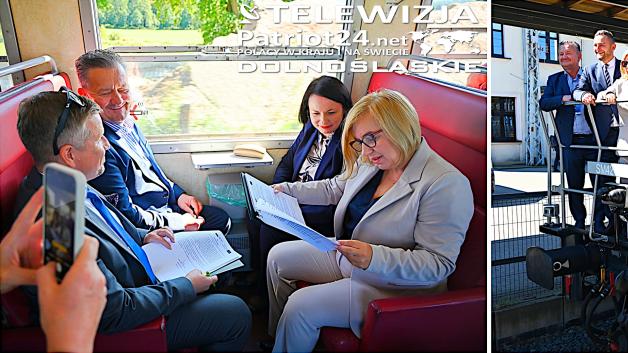 [VIDEO] Forum Ekonomiczne w Karpaczu: pierwszy, rozkładowy przejazd pasażerski składem z lokomotywą wodorową